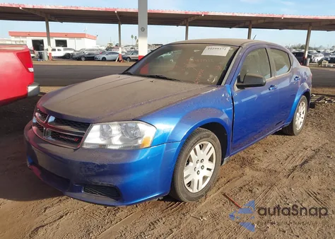 2013 Dodge Avenger Se z USA, uszkodzony, nr VIN 1C3CDZAB1DN756732